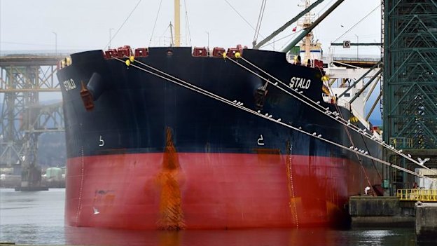 The bulk carrier Stalo had 80 kilograms of cocaine hidden in the sea chest on its hull when it sailed into Newcastle in January 2023.
