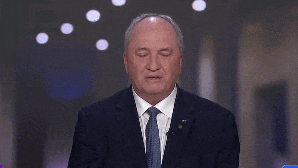 Barnaby Joyce says he’s ‘not Jesus Christ’ after being pressed on super policy