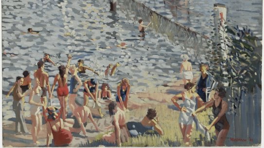 Herbert Badham’s 1941 The Swimming Enclosure.