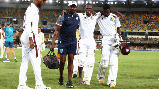 Shamar Joseph rolling GIF.