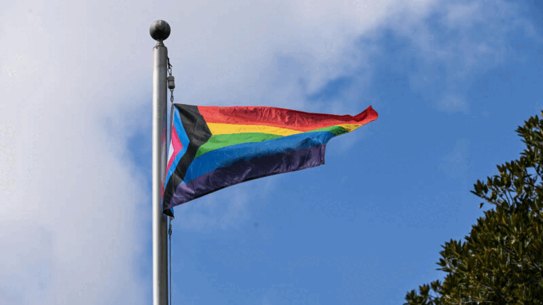 New LGBTQ flags have been raised outside state government offices.