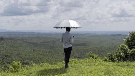 Indonesia’s new capital under construction.