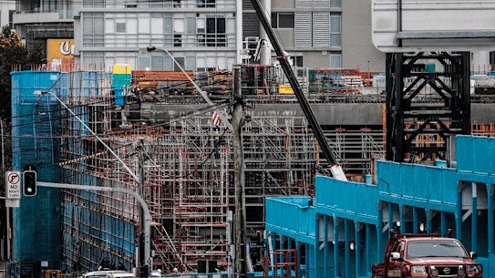 Crows Nest metro station.