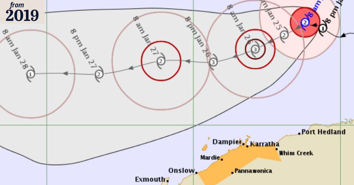 Tropical Cyclone Riley intensifies off WA