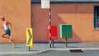 * Smart: Jeffrey Smart's 2003 painting Jogger in Cathedral Street sold to an online bidder in 2014 for $220,000 (hammer).