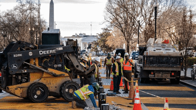 Symbol of defiance near White House inspired millions – now it’s being ripped up