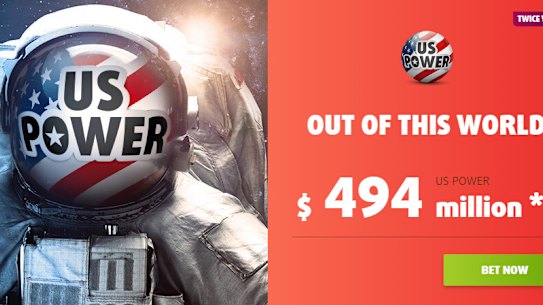 Lottoland advertises products like US Power despite a ban on betting on international lotteries like the Powerball.