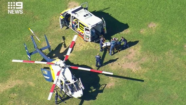 Boy in critical condition after fall at Sydney primary school