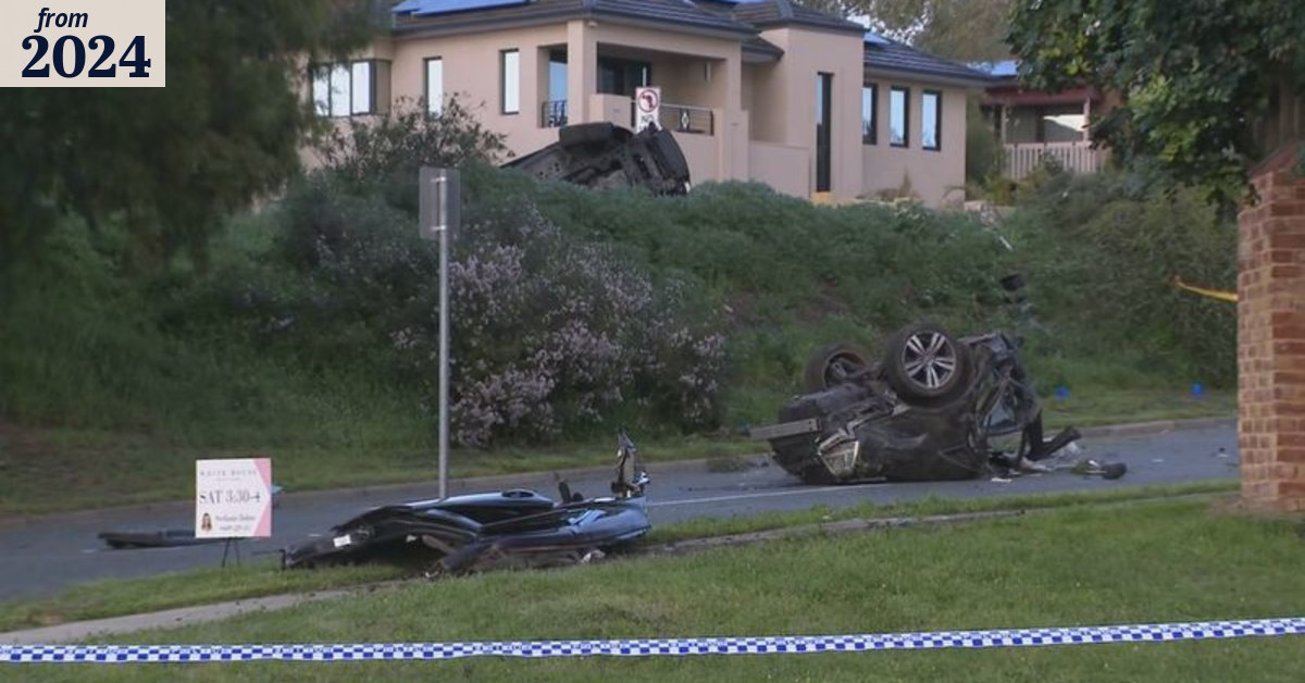 Young driver dies after car smashed to pieces in horror Perth crash