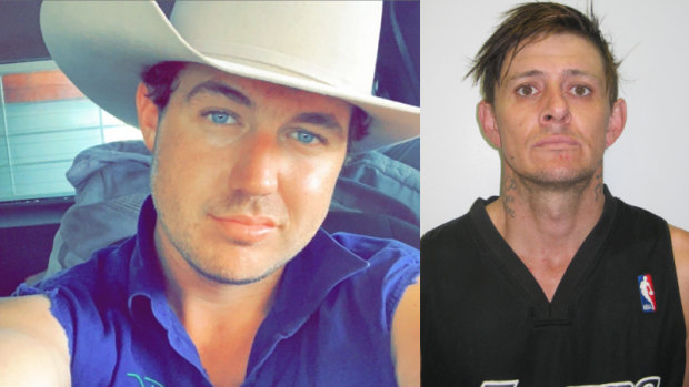 Trent Grose, left, is still missing in the Queensland outback, but Matthew Ashcroft has been found safe.