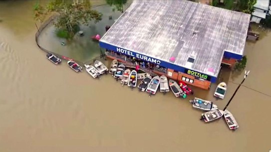The severe weather warning for Far North Queensland has been cancelled but the flood risk remains.