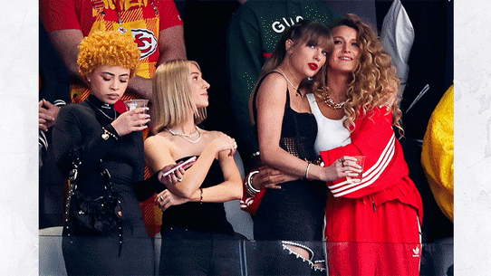 Taylor Swift at the Super Bowl.