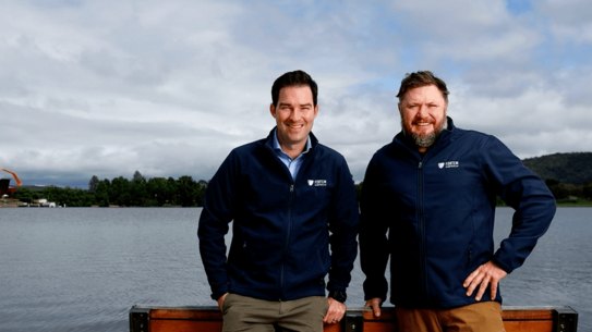 John Bale (left) and James Millis: “I could talk about the deployment with somebody who actually understood.”