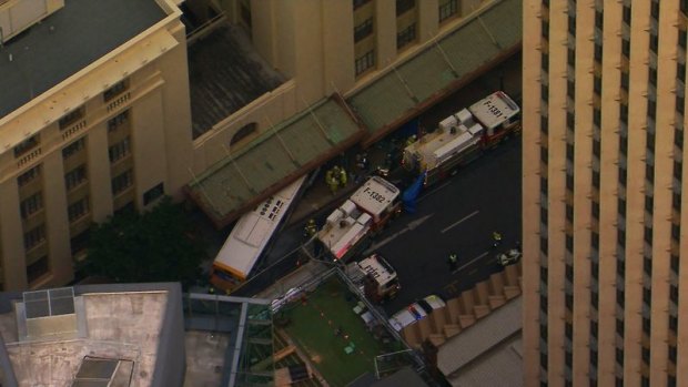 ‘Heartbreaking’: Woman dies after bus hits busy CBD footpath
