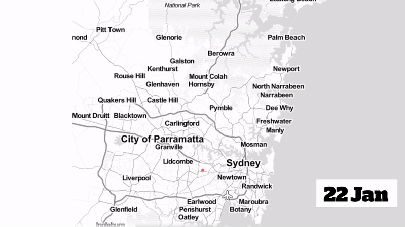 Coronavirus Australia Nsw S Covid 19 Spread Tracked