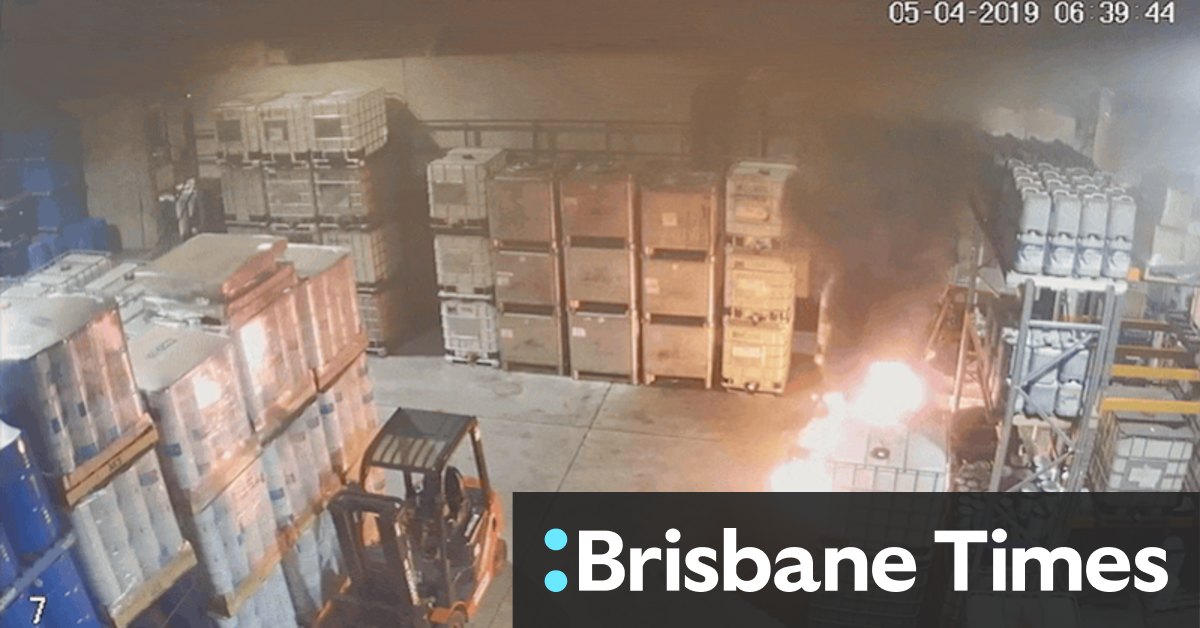 Campbellfield fire: Bradbury Industrial Services CCTV captures moment worker becomes alight - Vimarsana News