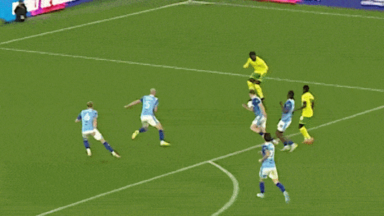 Mo Toure scores for Norwich on Wednesday.