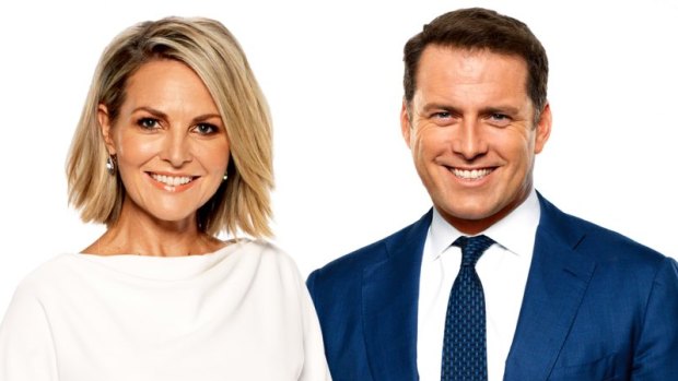 Karl Stefanovic with Today co-host Georgie Gardner.