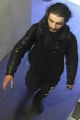 A CCTV image of the man police want to speak to over a fatal hit-run in South Yarra on Sunday morning.