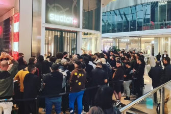 In Melbourne, the release of the MoonSwatch saw the allocation snapped up in under 10 minutes while police were called to subdue a reported crowd of 2000.