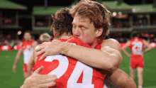 Sydney swans emotion after game