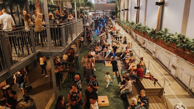 The new Flinders Lane CBD eatery in Townsville.