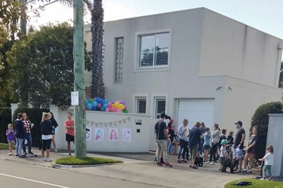 A bayside family is expected to be fined for throwing a birthday party for their eight-year-old son.