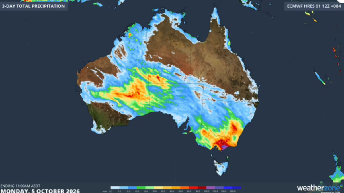 Mixed bag of conditions for Australia ahead of October long weekend