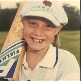 Alyssa Healy as a junior at Carlingford Waratah cricket club, where she remains patron.
