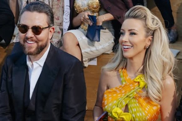 Melbourne’s James Kennedy wife Jaimee Belle Kennedy is a VIC guest at Dolce & Gabbana’s extravagant Alta Moda events.