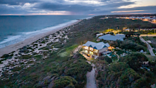 Built by the iconic Bunnings brothers, the WA residence features a rare stretch of coastline.