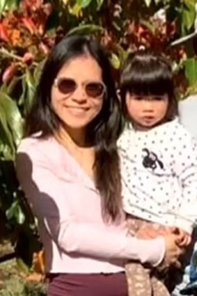 Family photo showing Hoai Nguyen, 32, with her daughter Hazel, 5. 