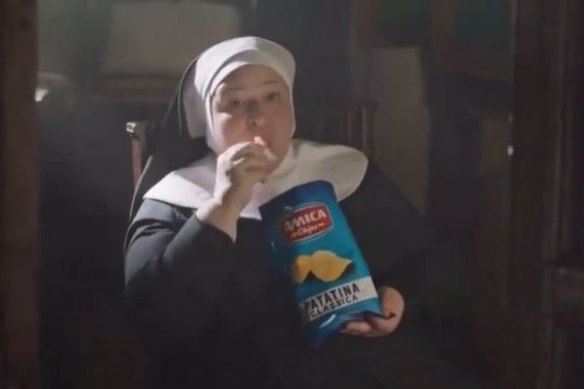 Conservative Catholics say the advert should be withdrawn immediately because it is blasphemous.