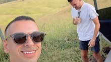 Beau Lamarre-Condon and Jesse Baird in a video recorded by Lamarre-Condon.