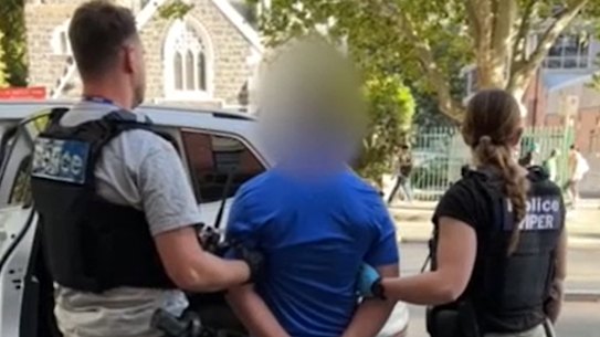 Police took in a 21-year-old Mickleham man for questioning on Wednesday over an alleged tobacco shop extortion in Craigieburn.