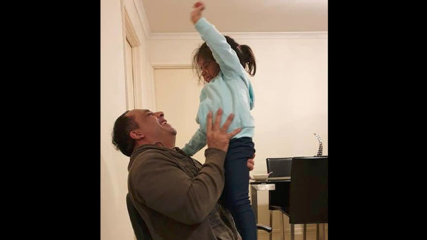Aaron Khalid Osmani and his niece Erina.