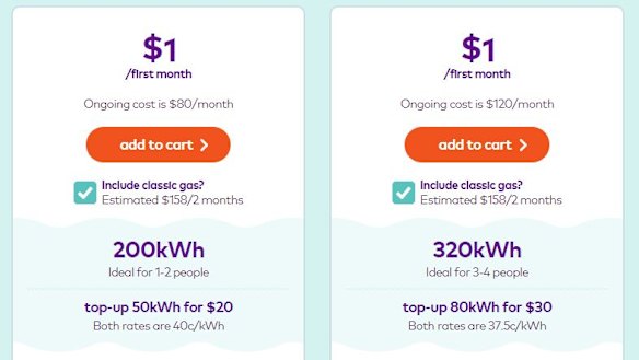 The kilowatt price of power for the pre-paid deal is almost a third higher than current average prices, once the $1 deal ends.