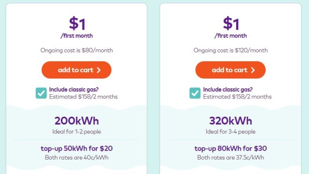 The kilowatt price of power for the pre-paid deal is almost a third higher than current average prices, once the $1 deal ends.