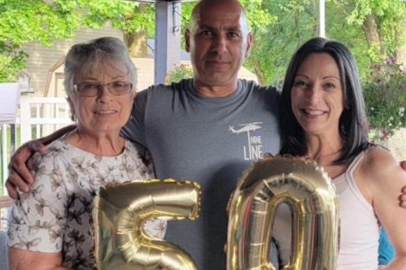 Killed in the crossfire of the Trump shooting: Corey Comperatore, centre, with family members.