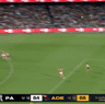 Mark Keane takes a game-saving grab against Port Adelaide.