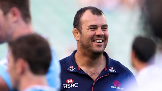 Michael Cheika during his Waratahs days. 