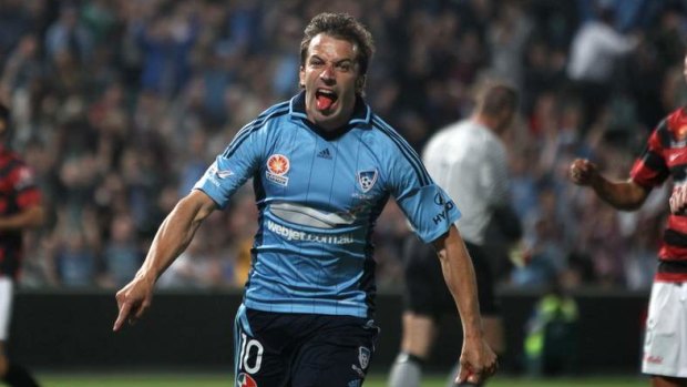 Alessandro Del Piero took excitement to new levels when he turned out for Sydney FC in the A-League.
