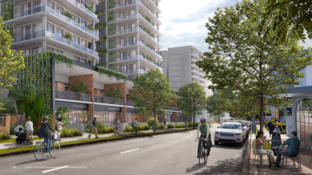 Another render of Stones Corner from Logan Road. 