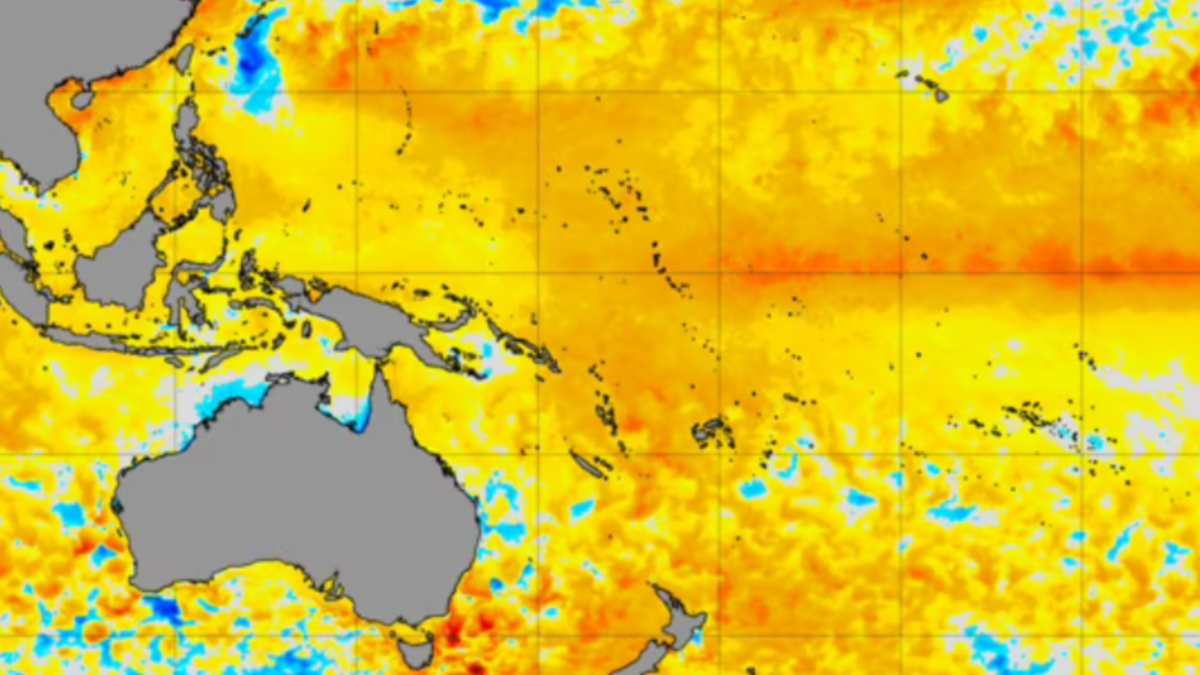 Weather map indicates major event coming to Australia