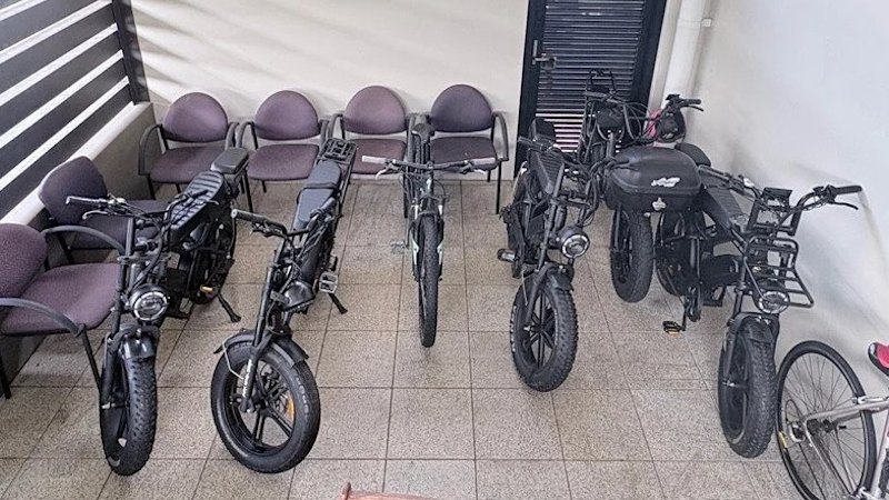 Holiday warning after hoard of stolen e-bikes uncovered