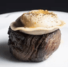 Bistecca al pepe - eye fillet steak topped with a pepper sauce-filled raviolo - at Gambino restaurant in Glen Waverley.