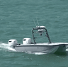 An uncrewed vessel in the Baltic Sea. 