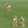 Toby Greene kicking back at Dane Rampe.