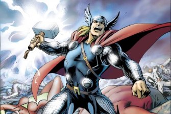 The Marvel version of Thor, created by Stan Lee (and scripted by his brother Larry Lieber and drawn by Jack Kirby) in 1962, drew selectively from Norse mythology.