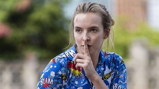 Jodie Comer as Villanelle in Killing Eve.
